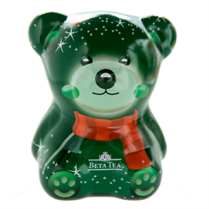 Бета Чай в банке-копилке Медвежонок зеленый 75 г